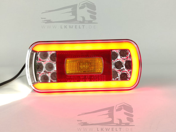 Rückleuchte LED rechts Anhänger mit Nebelschlussleuchte und Kennzeichenbeleuchtung [Art.Nr.: 7597+]