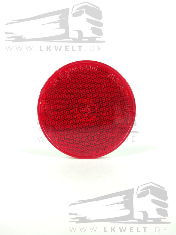 Reflektor Rot 60mm rund selbstklebend [Art.Nr.: 4838+]