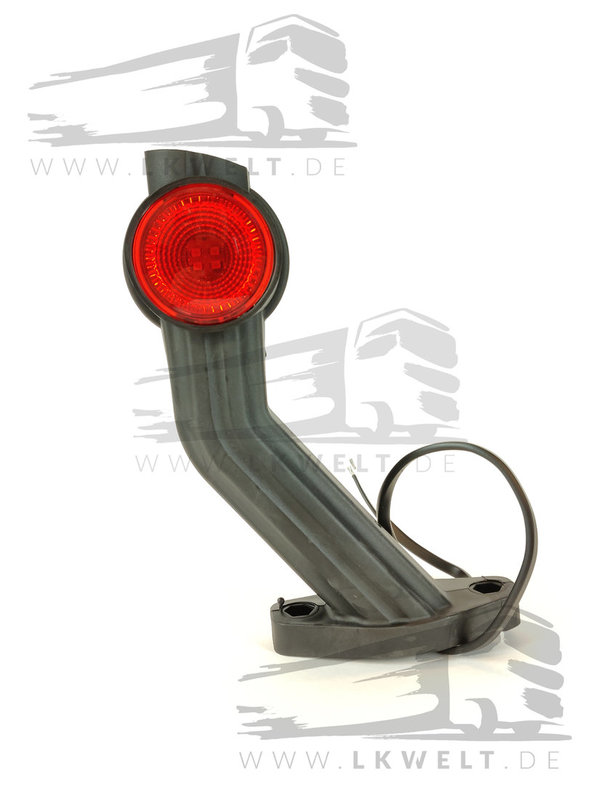 Positionsleuchte LED, bogen, weiß-rot-gelb, links LKW [Art.Nr.: 7958+]