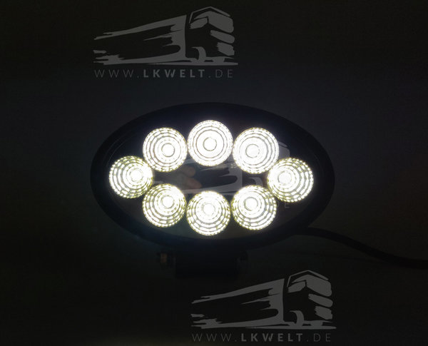 Arbeitslampe oval LED breitstrahlend [Art.Nr.: 7669+]