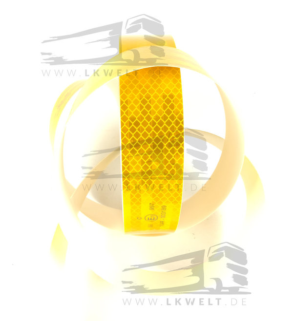 Reflexfolie gelb für Planenaufbau 3M™ [Art.Nr.: 4119+]