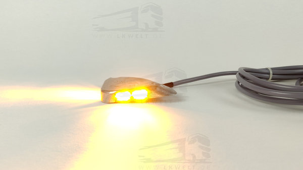 Warnblinkleuchte paar für Hubladebühne LED MINI mit Relais 12/24V [Art.Nr.: 7757+]