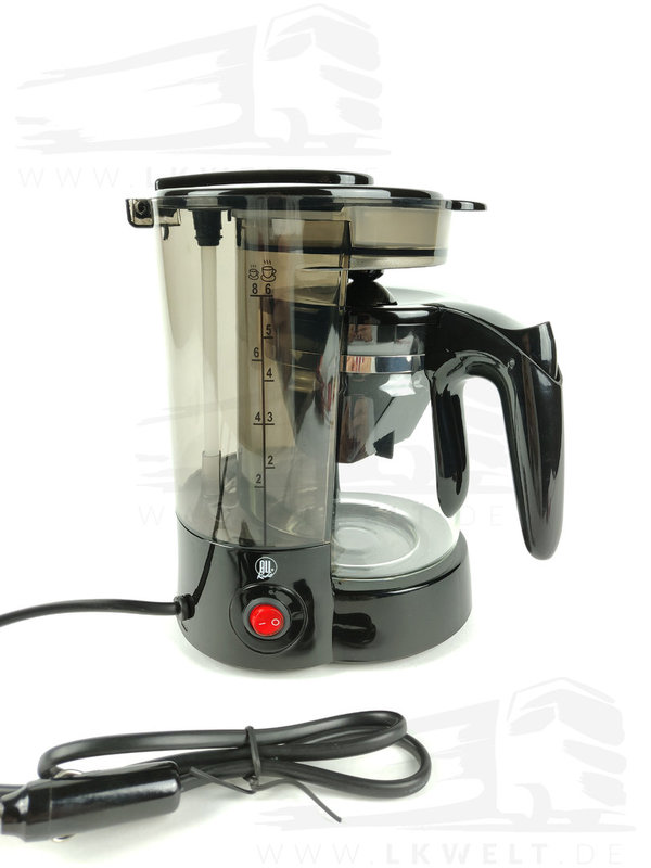 24V LKW Kaffeemaschine mit Glaskanne 6 Tassen. [Art.Nr.: 2507+]