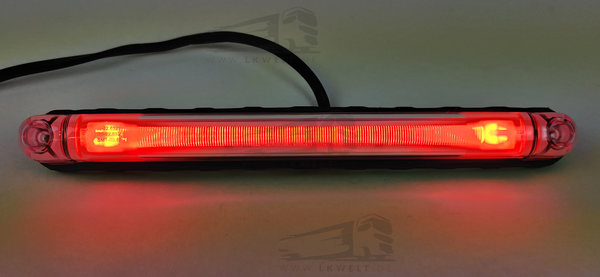 LED Positions- und Begrenzungsleuchte rot, lang [Art.Nr.: 5133+]