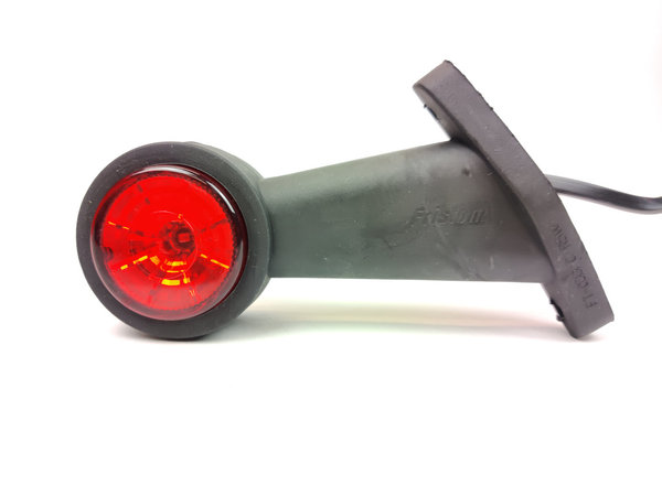 Positionsleuchte LED, weiß-rot, links, mittel, mit Kabel, 12V-30V LKW [Art.Nr.: 5918L+]